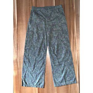 Art Class Junior Girls Cargo Pants Green Butterfly Pattern Pockets Size XL (14)